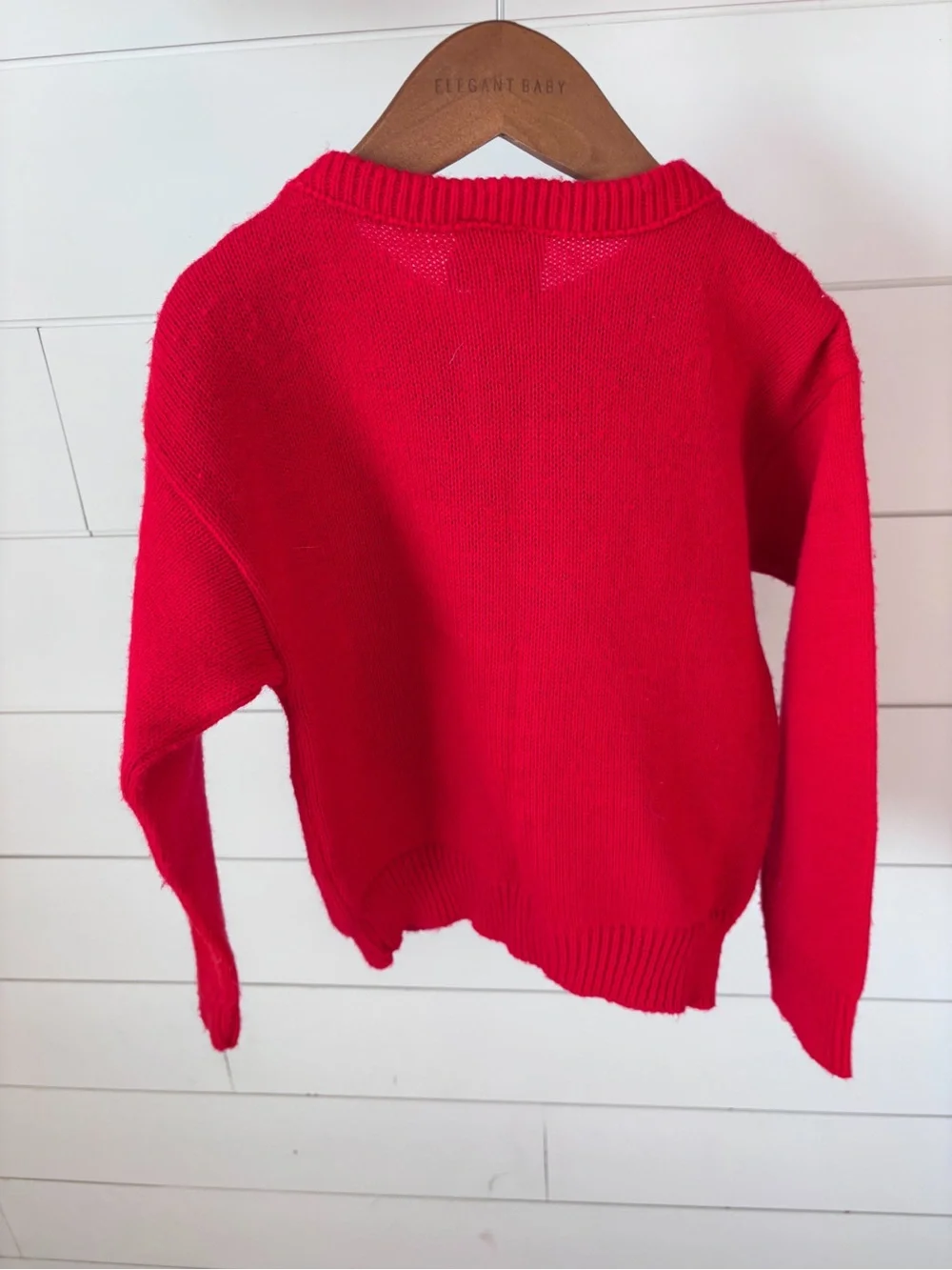 Vintage Disney Red Sweater with Black & Purple Minnie Detail